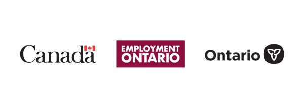 Government of Canada, Employment Ontario, and Government of Ontario logos.